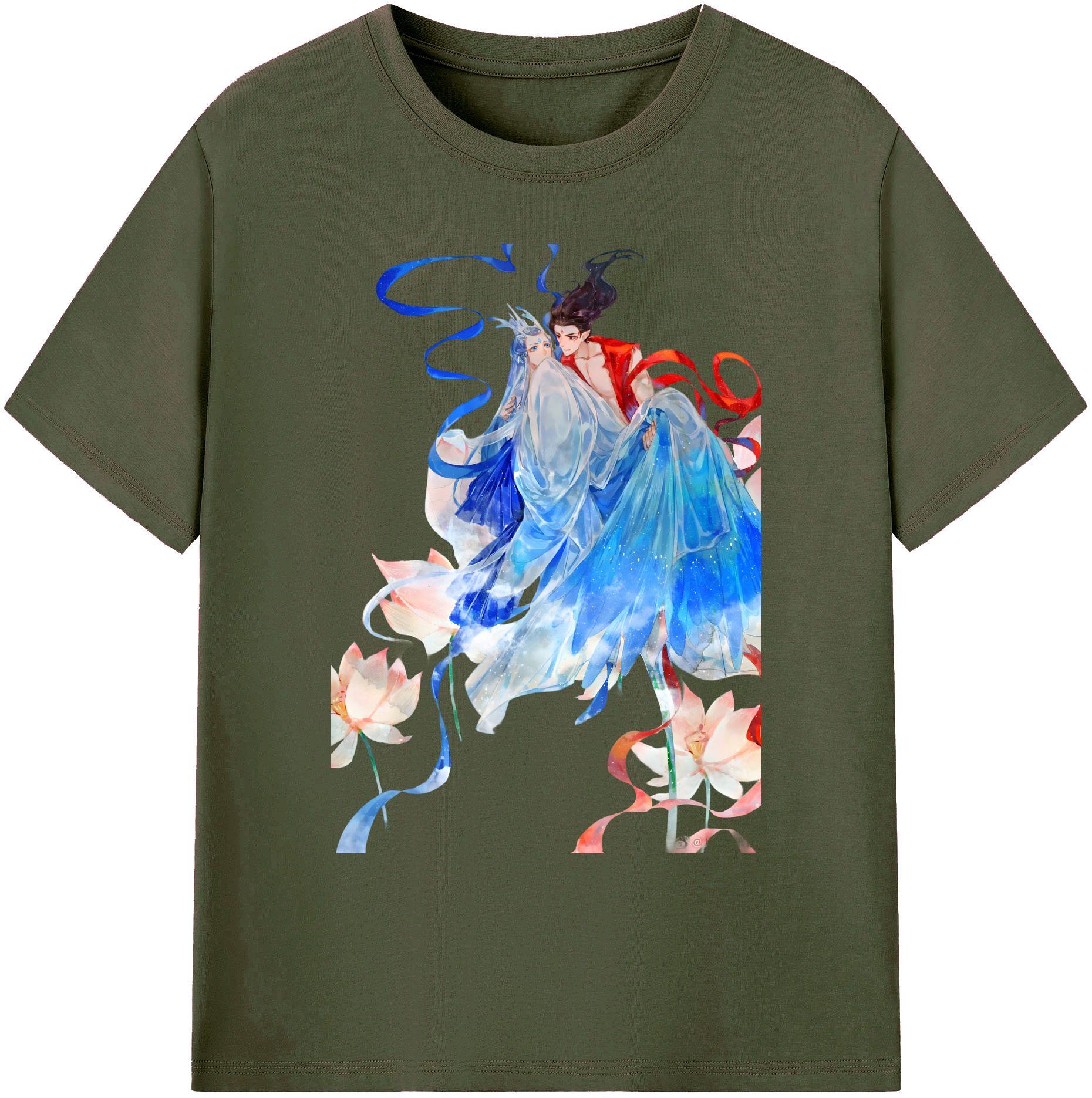 （画像用） Ne Zha 2 ナタ 魔童の大暴れ 綿100％ メンズ半袖Tシャツ｜肌触りやわらか＆通気性